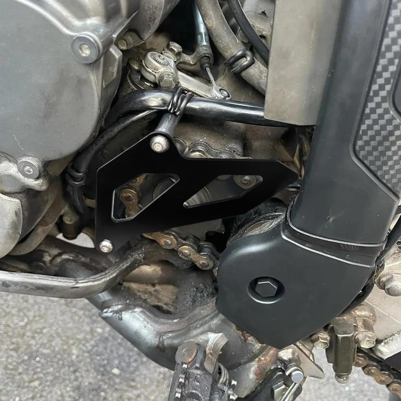 Modeer for S.uzuki DRZ 400E / 400S 2000-2022 DRZ400SM 2005-2022 Motorcycle CNC Front Chain Guard Protector drz 400e 400s 400sm Accessories (Blue) - Image 5